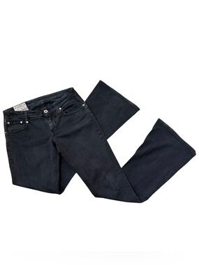 Dondup Made in‎ Italy Washed Black Bootcut Flare Jeans Size 28 High-End Denim